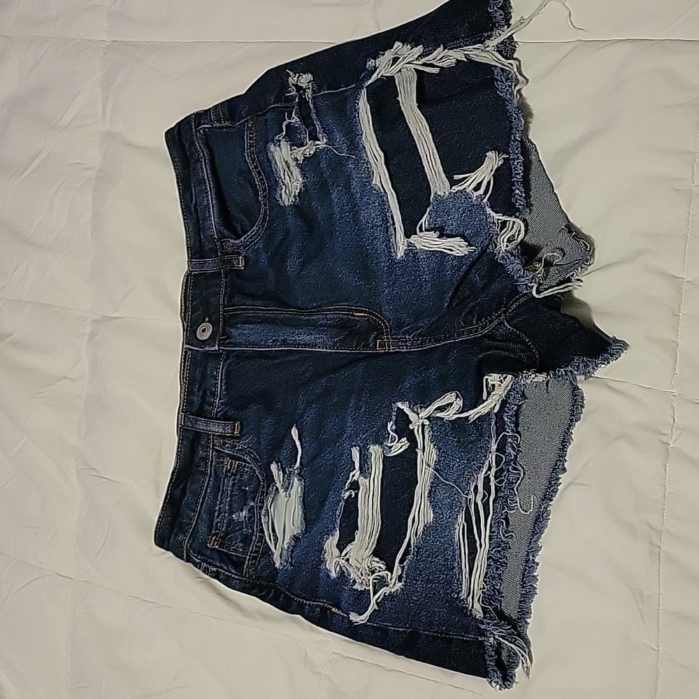 American Eagle Distressed Mom Shorts